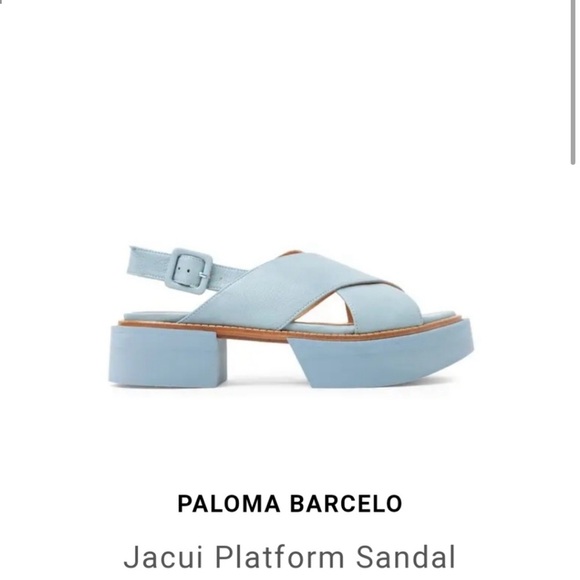 Free People x Paloma Barcelo Jacui Sandals Size 39 EU or 8 US NWT - Picture 2 of 16